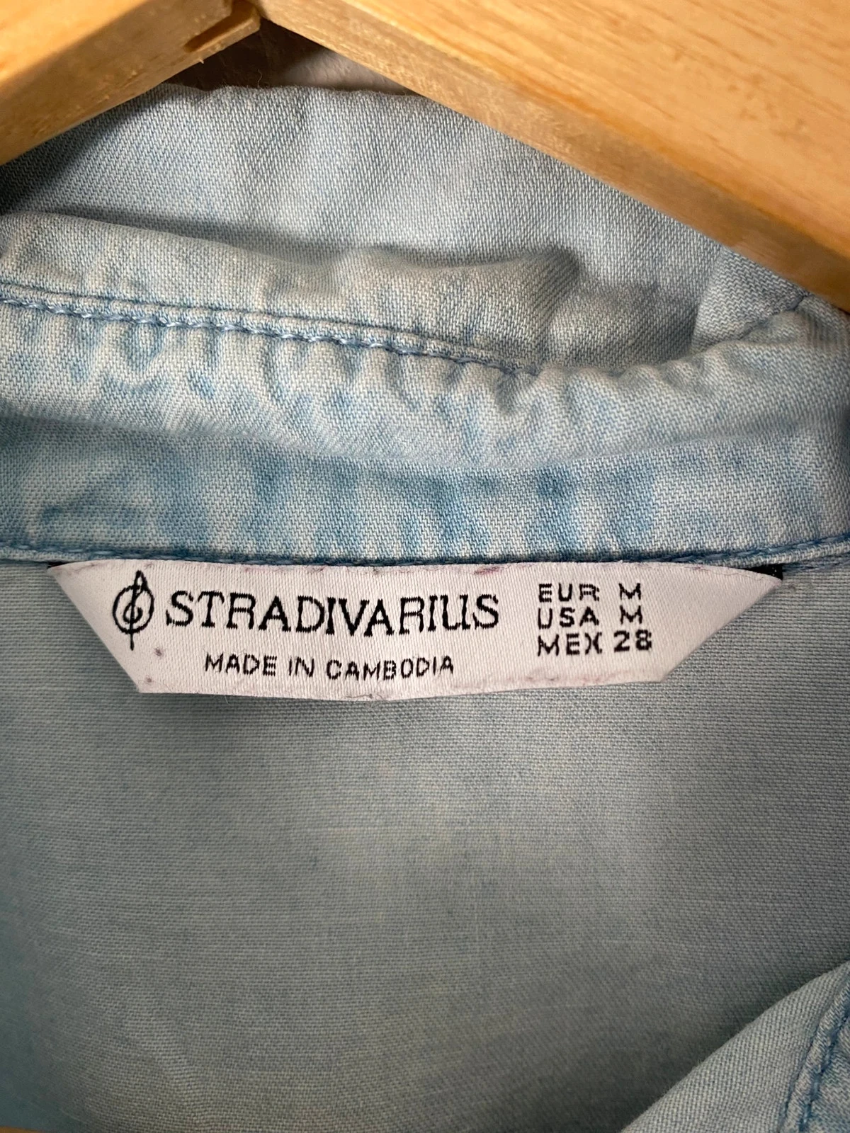Stradivarius denim shirt – photo 4